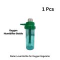 Oxygen Regulator with Humidifier Bottle & Flowmeter Tube (Complete Set) – Available as a Complete Set or Individual Components, Safety Valve & Flow Meter (1-15L/Min), Adjustable Pressure Reducer for Oxygen Cylinders, Medical & Home Use, Precise Oxygen Flo. 