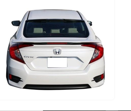 Vtec Rear Wing Honda Civic X RS Style Trunk Spoiler with LED Brake Light (2016-2021 ...