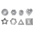 Squid Game Cookie Cutter 24pcs Korean Sugar Candy Making Tools Set Different Shapes Various Sizes Stainless Steel Biscuit. 