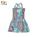 Bindas Collection Summer Mix Cotton Printed Frock For Girls. 