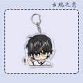 Lost in The Cloud Acrylic Keychain Women Cirrus Skylar Bai Xian Yun Yan Hena Cute Key Chain Man Korean BL Manwha Keyring Pendant. 