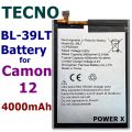 Tecno Camon 12 Air / Camon 12 Battery Replacement BL-39LT Battery with 4000mAh Capacity-Silver. 