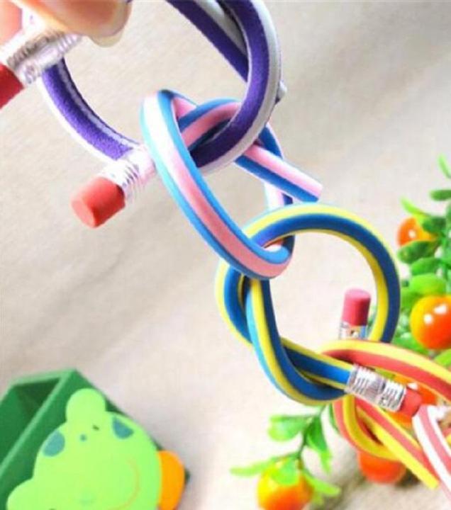 10%20Pcs%20Colorful%20Magic%20Bendy%20Flexible%20Soft%20Pencil%20With%20Eraser%20-%20Image%204
