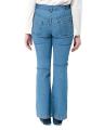 Light Blue Flared Fit Palazzo Jeans for Women - MD-048-A. 