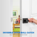 4 Pack Closet Door Ball Catch Door Ball Catches for Interior Doors Dual Adjustable Ball Bearing Catch Black. 