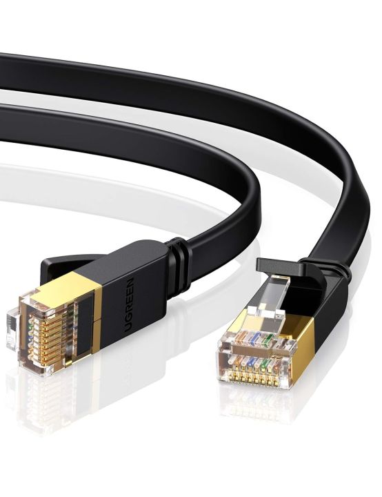 Ercielook Lan Kabel 8meter CAT6 High Speed netwerkkabel met kabelclips - lankabelverlenging voor PS5/4 router, modems, tv-switch, laptop