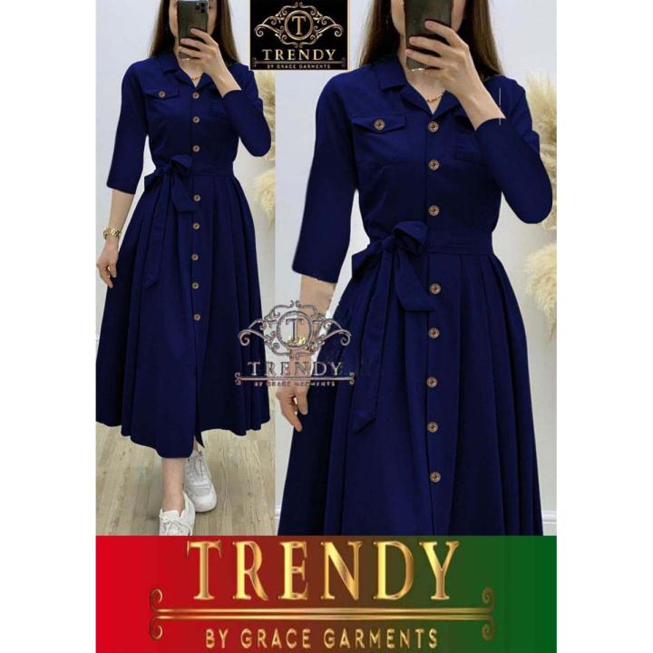 Long 2 Side Pocket Style Summer/Spring Linen Shirt For Women