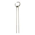 New Hairpin Hair Sticks Minimalist Black Moon Trendy Vintage Metal Hair Accessories Headwear Hairstyle for Women Jewelry H050. 