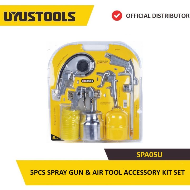 5Pcs Spray Gun & Air Tool Accessory Kit Set - UYUSTOOLS SPA05U