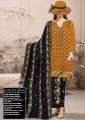 Printed Khaddar 2 Piece Dark Blue Winter Suit / Dress For Women 2 PC / Latest Design / Demanding Designs Collection Unstitched / High Quality Print. 