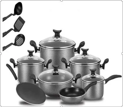 Kitchen King Non-Stick Cookware Set 15 Pcs Trend