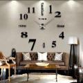 EVENTO Wall Clock 3D 24 inch Wooden Watch DIY Design Decoration Small & Large Numeral Quartz For Home Decor Living Room And Offices And For Gifts. 