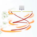 Fly Fan Speed-adjustable Keep Flies Away from Food Meal Ceiling Fan. 
