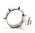 New Arrival Stainless Steel Vintage Spikes Stainless Steel ring For Men Women Fashion Jewelry. 
