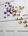 Pack of 12- 3D PVC Butterfly Wall Stickers Decoration Magnet Butterflies on the wall and Refrigerator DIY Wallpaper. 