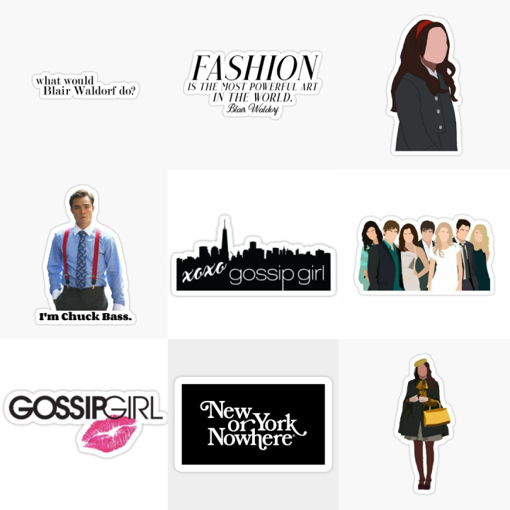 25pcs%20GOSSIP%20GIRL%20xoxo%20sticker%20pack%20of%202000s%20tv%20show%20for%20girls%20mean%20girls%20clueless%20cute%20aesthetic%20stickers%20pink%20-%20Image%205