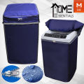100% Waterproof Washing Machine Cover -Top Loader Automatic / Semi Auto Single Bowl All Brands Supported Durable Oxford Polyester - Washer and Dryer Covers for Sheds, Garages, Balcony, BLUE. 