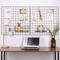 2 pieces wall mount Wire Mesh Memo Board. 