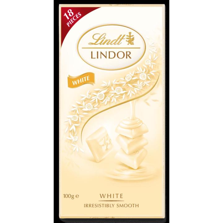Lindt Lindor Irresistibly Smooth White Chocolate 100g