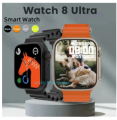 WATC H 8 Ultra Smart Watch 1.85" Full Touch IPS HD Screen Bluetooth Call Smartwatch Heart Rate Sleep Monitoring IP67 Waterproof Men Watch Wireless Charging Women Watches Support NFC. 