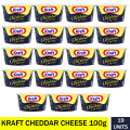 Pack Of 19 Kraft Processed Cheddar Cheese Tin, 100 g. 