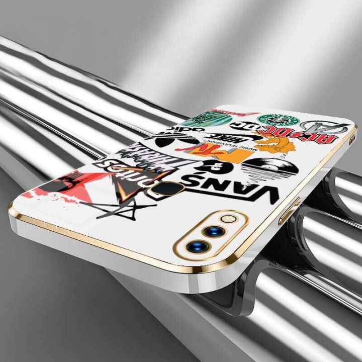 Casing%20For%20Vivo%20Y85%20Vivo%20Z1I%20Vivo%20Z3X%20V9%20Vivo%20Y85A%20Trendy%20Brand%20Camera%20Protection%20Phone%20Case%20Plating%20Edges%20Silicone%20Soft%20Cover%20With%20Free%20Lanyard%20-%20Image%204