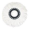 4 Pcs Mop Refill Micro Fiber Head - White. 