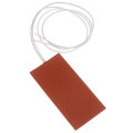 15W 12V DC Flexible Waterproof Silicon Heater Pad Wire Heater Engine Block Oil Pan Hydraulic Tank Heating Plate Mat 50X100mm. 