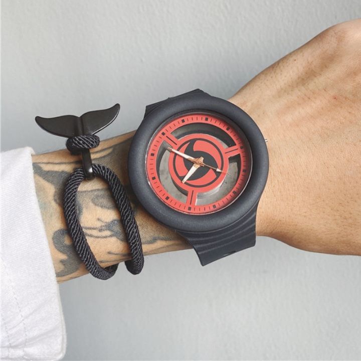 Anime Naruto Watch Ninja Akatsuki Itachi Kakashi Sharingan Cosplay Sports Fashion Analog Men Watches