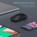 Seenda Bluetooth Mouse, Rechargeable Mouse Wireless, 3 Modes (Bluetooth 4.0 + USB A + USB C) 2.4G Wireless Mouse for Mac/Windows/PC/Laptop/Tablet/Android/iPadOS. 