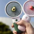 Mini Fan Rechargeable /Hanheld Desktop USB Fan Electric Portable Mini Desk Fan for Kids - Rechargeable USB Battery - Handheld Fan with Adjustable Speed - Versatile Usage. 