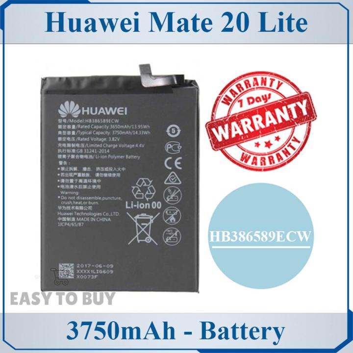 Huawei Mate 20 Lite Battery EB386589ECW Replacement Premium Quality 3750mAh For Huawei Mate 20 Lite