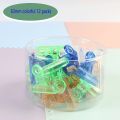 【HOT】 12/30Pcs Plastic Binder Clip Long Tail Clips 22/31/50/63Mm Clamp Paper Clips Hand Book Photos Tickets Organizer Stationery Clips. 