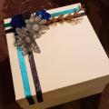 Set of 4 Valentines Favor Boxes/Gift Boxes/Bid Boxes. 