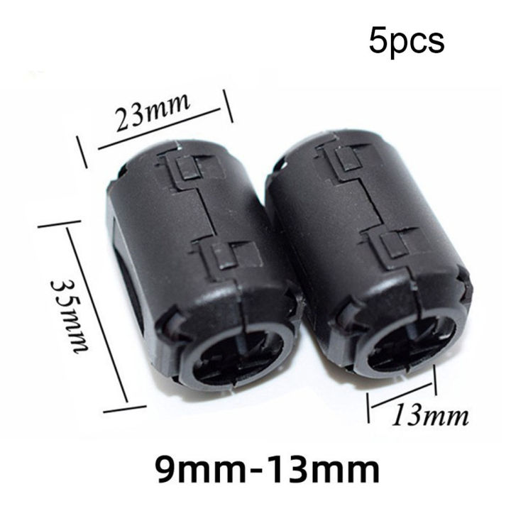 【Mary DAI Store】5Pcs 3.5/5/7/9/13mm Ferrite Core Noise Suppressor Ring Clamp RFI EMI For Cables For Audio Video Cable Power Cord