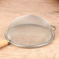 1Pc 304 Stainless Steel Mesh Filter Spoon With Wooden Handle Flour Filter Spoon Household Kitchen Fried Food Filter Colanders. 