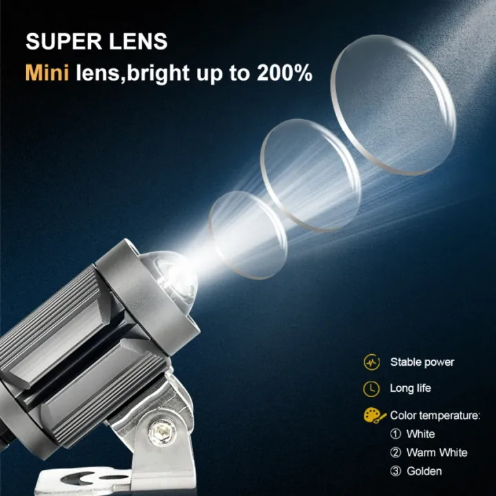 Shilan%20L-29%20LED%20Car%20&%20Motorcycle%20Fog%20Driving%20Light(1pcs):%2015W,%201500%20Lumens,3%20Modes,%20Dual%20High-Low%20Beam,%20White%20&%20Yellow%20Lighting,%20Precision%20Projector%20Lens%20-%20Image%208