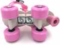 Kids Roller Skates, Adjustable Size Girl Roller Skates for Kids Beginner, Toddlers Roller Skate with 8 Wheels, Outdoor Roller Skating for Boys, Girls, Skating Shoes for Ages 3-12. 