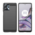 Lenuo Carbon Fiber Bumper Phone Case For Motorola Moto G13 / G23 Back Cover Coque Shockproof Protective. 