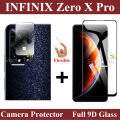 Infinix Zero X Pro Curved 9D Glass Screen Protector And Camera Lens Protector 2 in 1 Combo. 