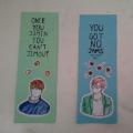 BTS  bookmark custmomized bookmarks. 