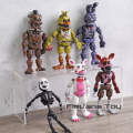 FNAF Five Nights at Freddy's Nightmare Freddy Chica Bonnie Funtime Foxy PVC Action Figures Toys 6pcs/set. 