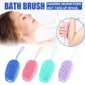 Silicone Body Scrubber Bath Sponge - 2 in 1 Exfoliating Body Brush Loofah Shower Sponge for Women Men and kids. 
