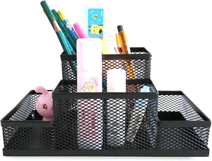Metal%20Mesh%20Desk%20Organizer,%20Pen%20Holder,%20Large%20Desk%20Organizer,%20Multifunctional%20Desk%20Organizer%20Set,%20Office%20Accessories,%20Office%20Desk%20Organizer,%20Metal%20Office%20Table%20Accessories,%204%20in%201%20Compartment%20Desk%20Organizer,%20Small%20Office%20Table%20Desk%20Accessories%20Set.%20-%20Image%204