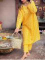 Stylish Collection Stitched Chunri 2pc Suit for Women and Young Girls - Premium Quality and Fashionable Chunri Suit  - Stitched Suit for Girls - Stitched Suit For Women. 