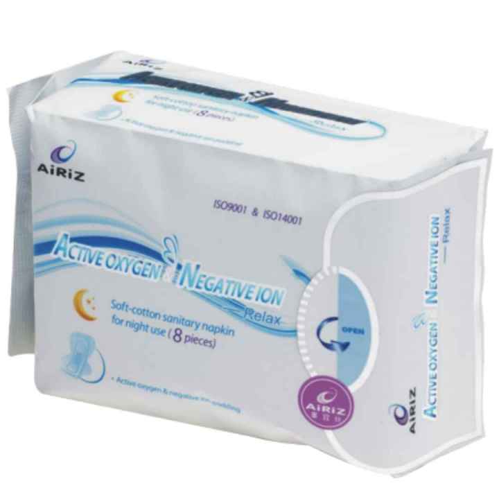 Negated Colors TIENS AiRiZ Active Oxygen &Negative Ion Napkins for night use-Relax ...