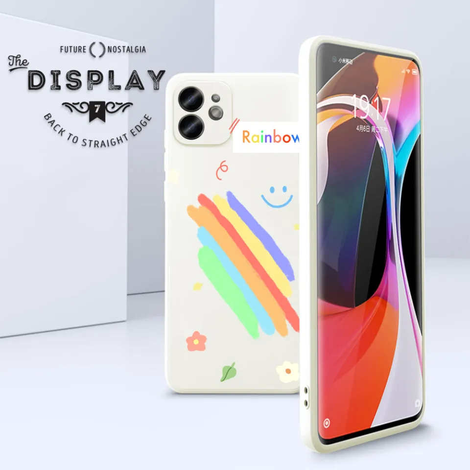 Redmi Note10 Pro New Cartoon Girls Smile Rainbow Design Phone Case