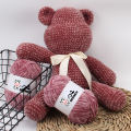 NEEMOY 100g Velvet Yarn Soft Protein Cashmere Yarn Silk Wool Baby Line Crochet Knitting Yarn Cotton Baby Wool DIY Sweater. 