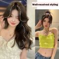 25CM Long Curly Middle-part Bangs Clips Front Two Side Wig Hair Extension Synthetic Fake Hairpiece for Women. 