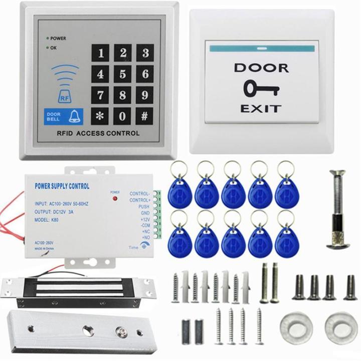 Electronic Door Access Control Keypad Device Complete Set, Fully 100% Assembled, Easy Installation